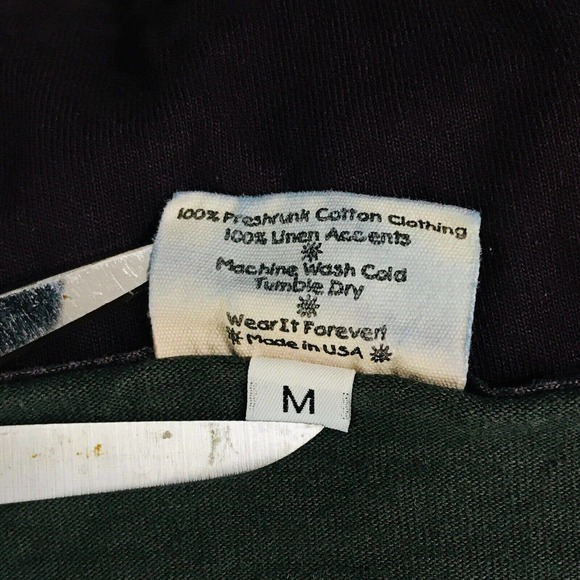 Somewhat Funky Women's Medium Dress Green Purple Colorblock Long Sleeve Maxi BH7 - Picture 4 of 5